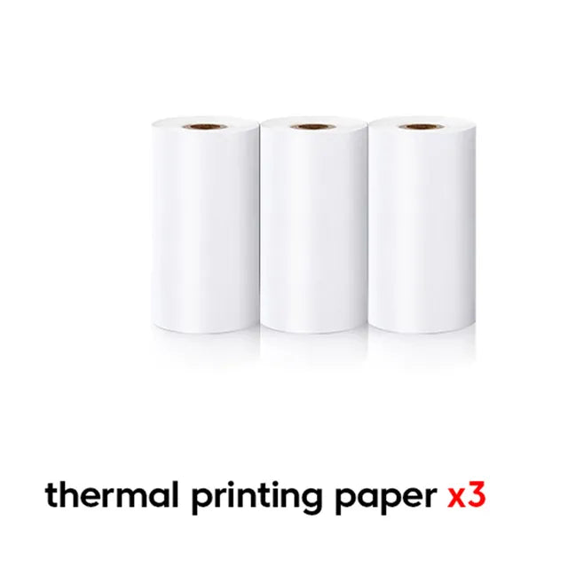 Mini Printer Thermal Paper Label Sticker Colorful Adhesive Self-adhesive Paper