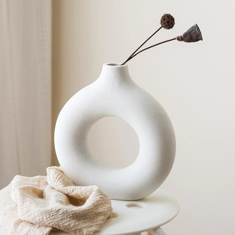 Ceramic Round Vase